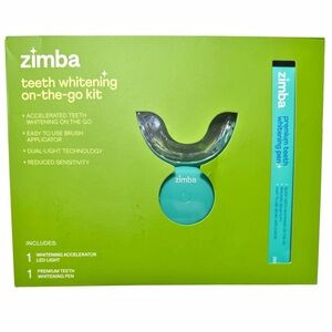 ZIMBA Teeth Whitening On-The-Go Kit - LED Light & Whitening Pen - New & Sealed